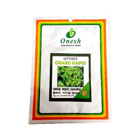 Best Onesh Hybrid Grand Rapid Lettuce Seeds – CS Agro, Colombo